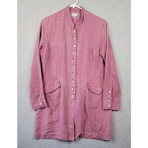Monsoon Pink Button-Down Blouse